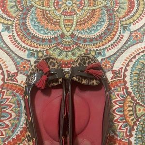 Speedy leopard print flats